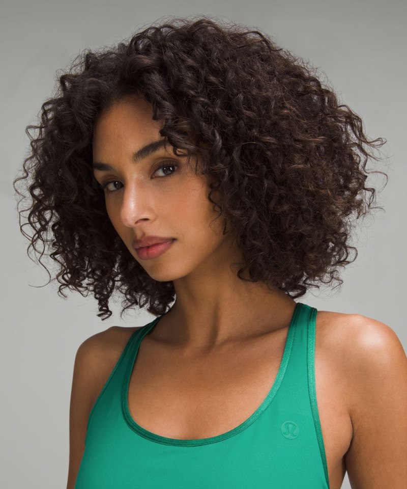 Lululemon Scoop-Neck Pleated Linerless Tennis Dress Cascadia Green Online Outlet Sale