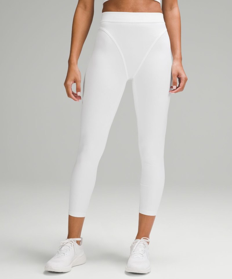 Lululemon Wunder Train Aerobic High-Rise Tight 25" *Twill White Online Outlet Sale
