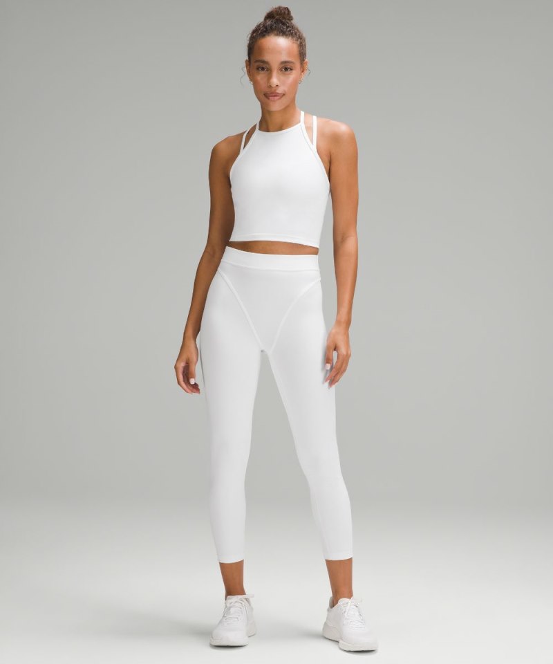 Lululemon Wunder Train Aerobic High-Rise Tight 25" *Twill White Online Outlet Sale