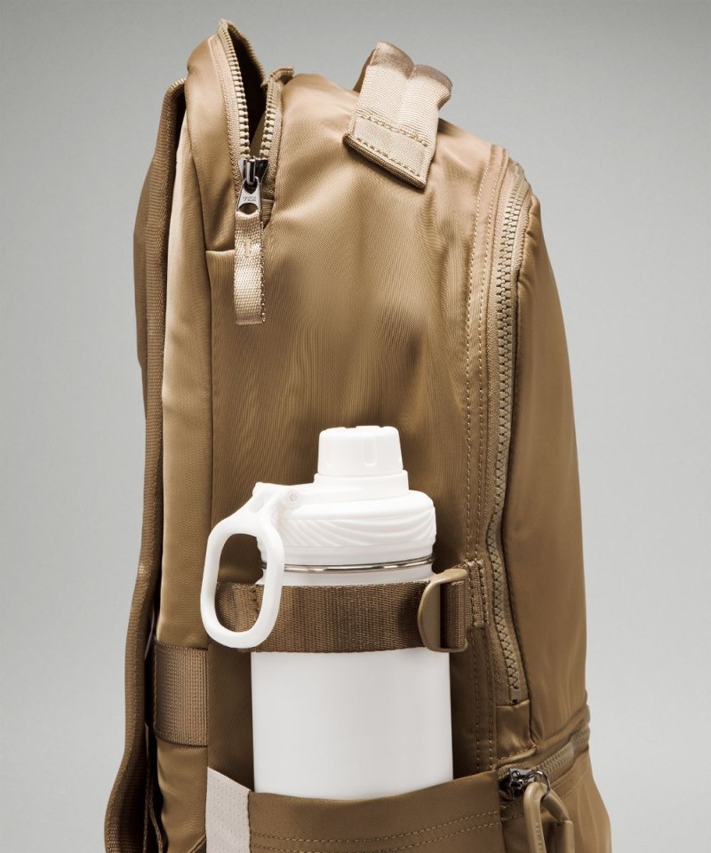 Lululemon New Crew Backpack 22L Artifact / Raw Linen Online Outlet Sale