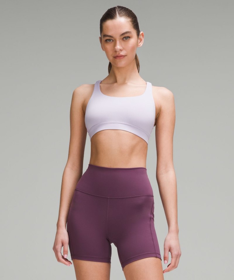 Lululemon lululemon Energy Bra *Medium Support, B–D Cups Lilac Ether Online Outlet Sale