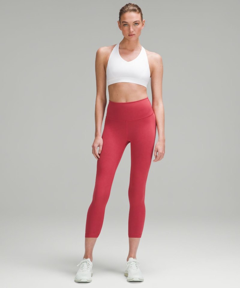 Lululemon Wunder Train High-Rise Crop 23" Vintage Rose Online Outlet Sale