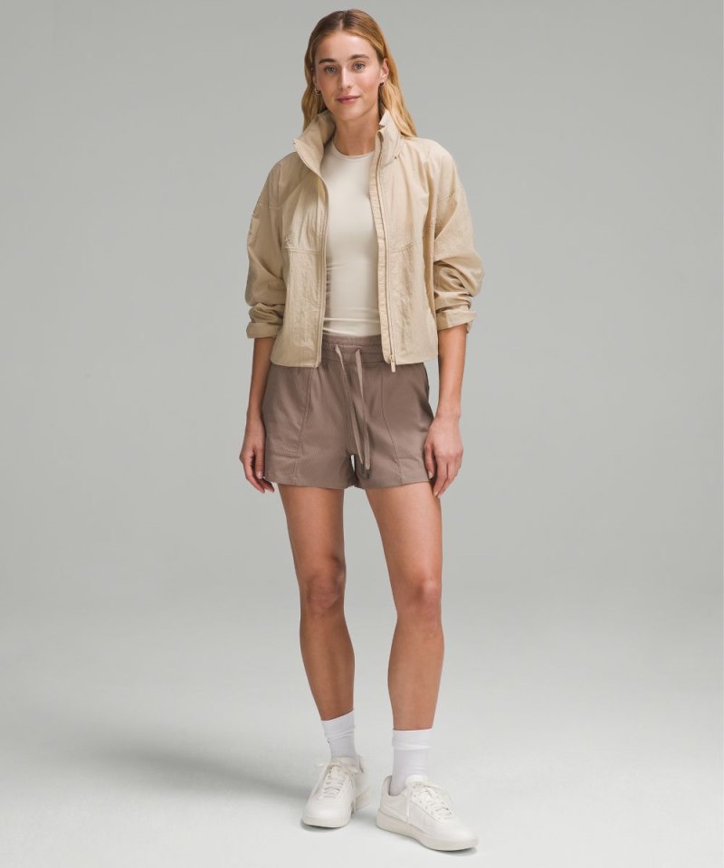 Lululemon Dance Studio High-Rise Short 3.5" Taupetastic Online Outlet Sale