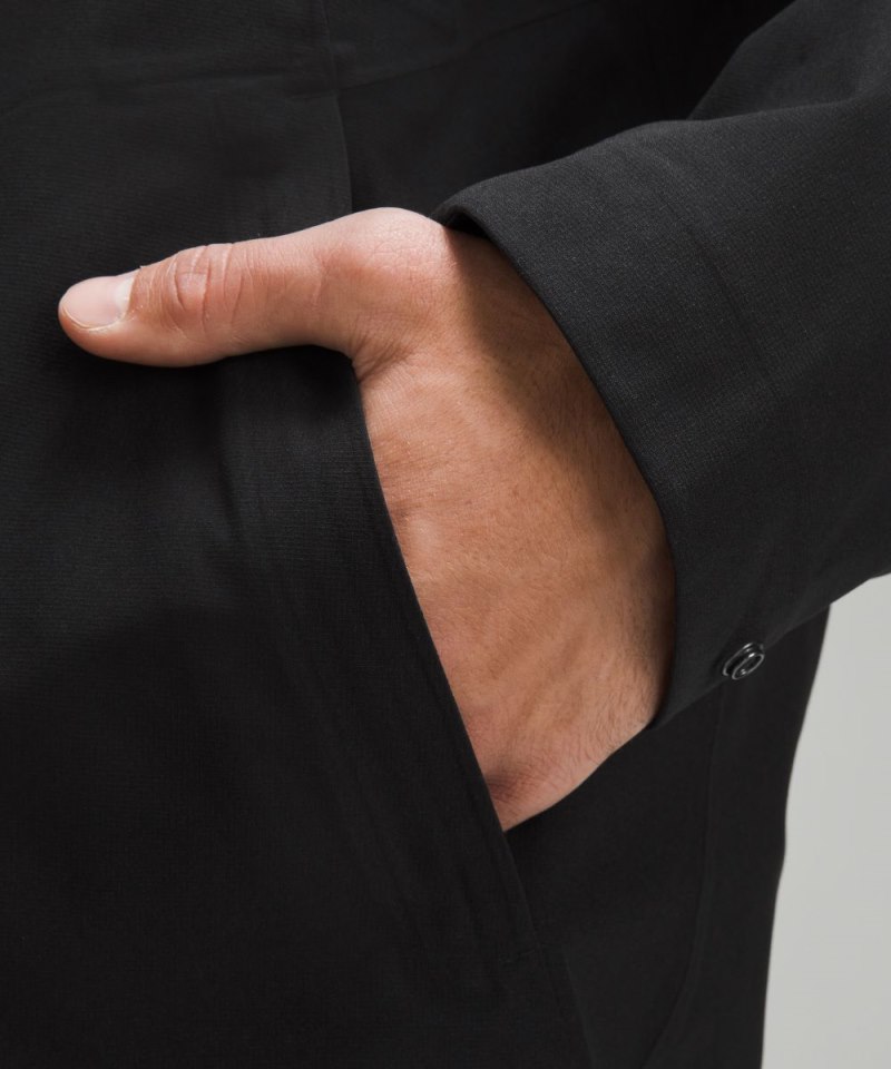 Lululemon New Venture Rain Coat Black Online Outlet Sale
