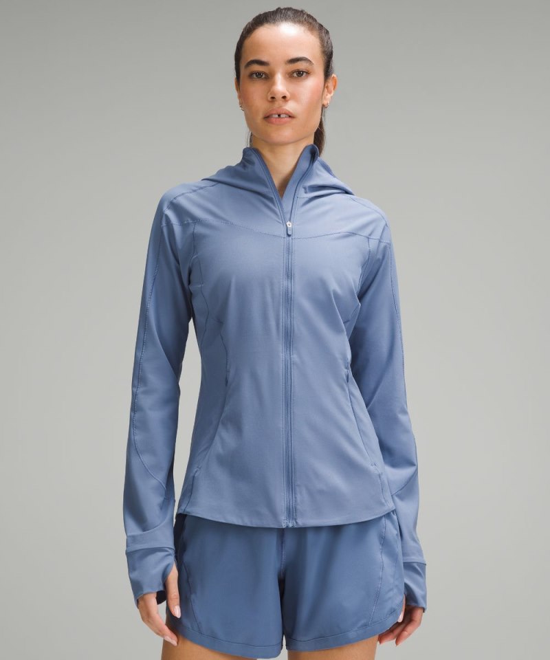 Lululemon Mist Over Windbreaker Oasis Blue Online Outlet Sale