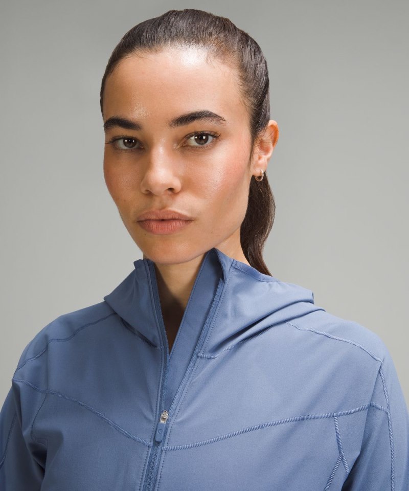 Lululemon Mist Over Windbreaker Oasis Blue Online Outlet Sale
