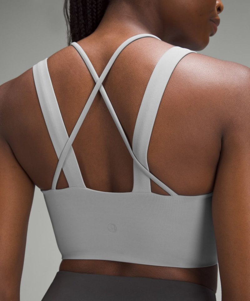 Lululemon Like a Cloud Longline Bra *Light Support, D / DD Cup Rhino Grey Online Outlet Sale