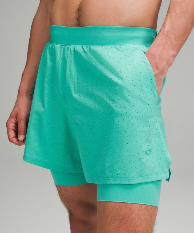 Lululemon Vented Tennis Short 6" Paradise Green Online Outlet Sale