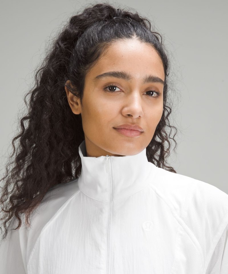 Lululemon Lightweight Tennis Full-Zip Track Jacket White Online Outlet Sale