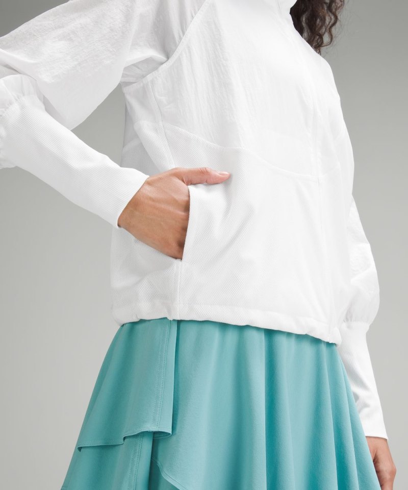 Lululemon Lightweight Tennis Full-Zip Track Jacket White Online Outlet Sale