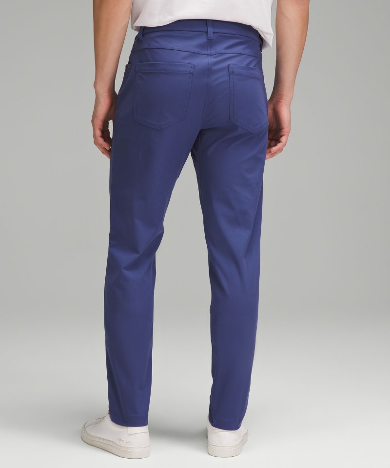 Lululemon ABC Slim-Fit 5 Pocket Pant 28" *Warpstreme Gatsby Blue Online Outlet Sale