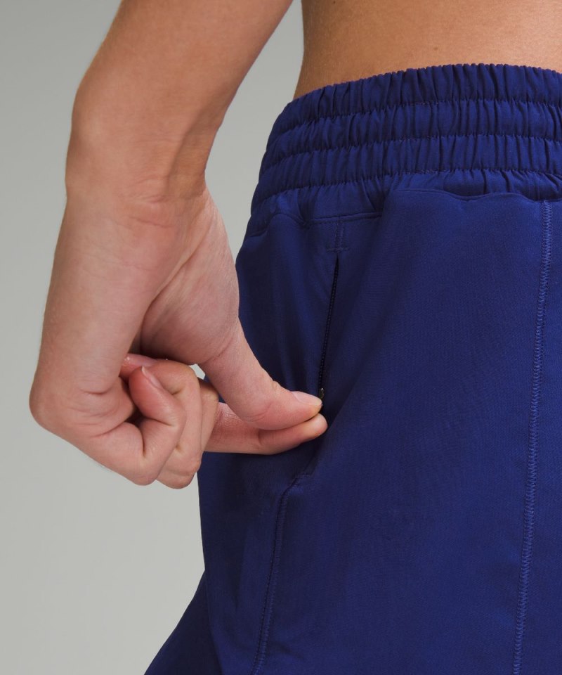 Lululemon Hotty Hot High-Rise Lined Short 4" Larkspur Online Outlet Sale