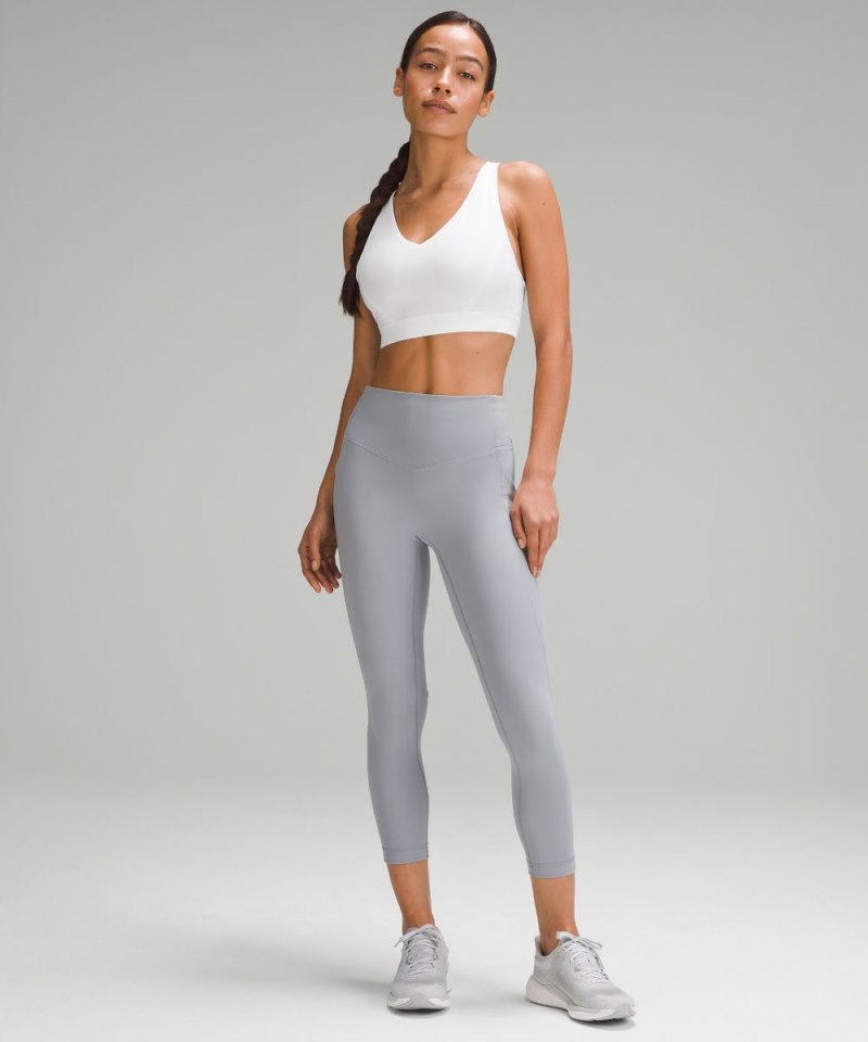 Lululemon Envital Bra *Medium Support, D / DD Cup White Online Outlet Sale