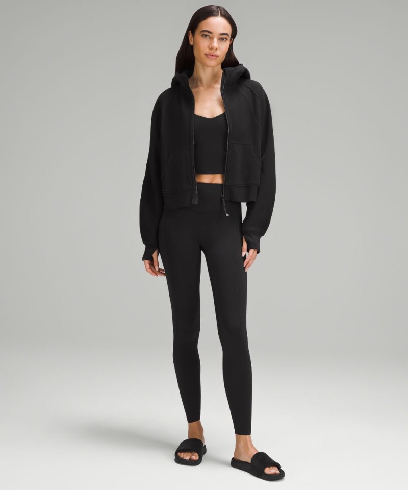 Lululemon Wunder Under SmoothCover Tight with Pockets 25" Black Online Outlet Sale