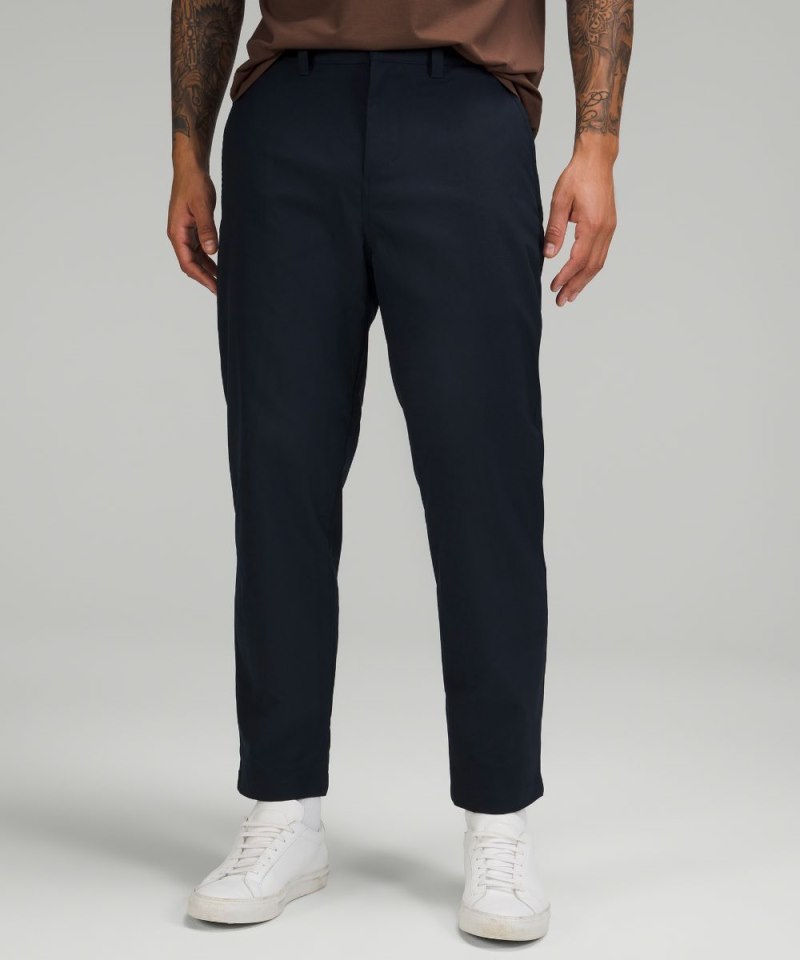 Lululemon Relaxed-Tapered Smooth Twill Trouser *Cropped True Navy Online Outlet Sale