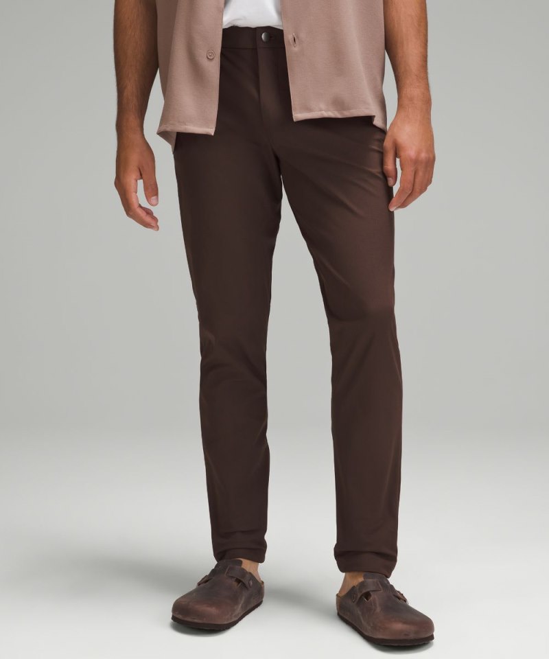 Lululemon ABC Slim-Fit 5 Pocket Pant 34"L *Warpstreme Dark Coffee Online Outlet Sale