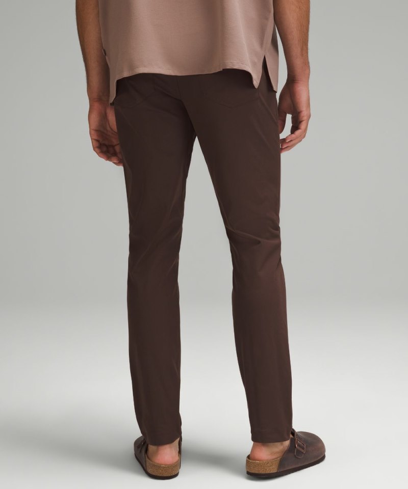 Lululemon ABC Slim-Fit 5 Pocket Pant 34"L *Warpstreme Dark Coffee Online Outlet Sale