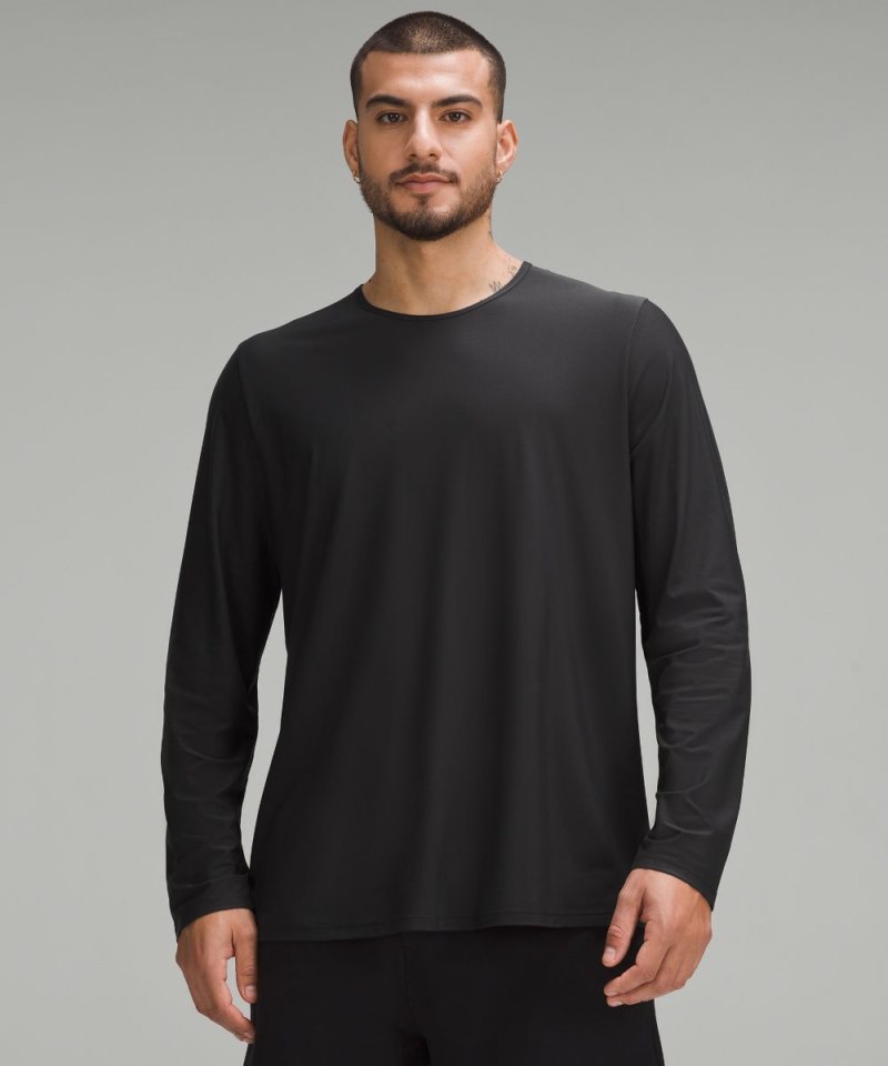 Lululemon Ultra-Soft Nulu Long-Sleeve Shirt Black Online Outlet Sale