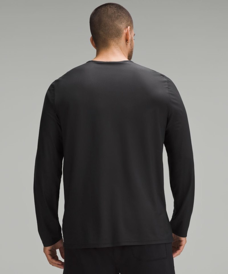 Lululemon Ultra-Soft Nulu Long-Sleeve Shirt Black Online Outlet Sale