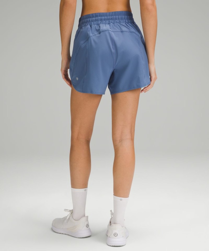Lululemon Track That High-Rise Lined Short 5" Oasis Blue Online Outlet Sale