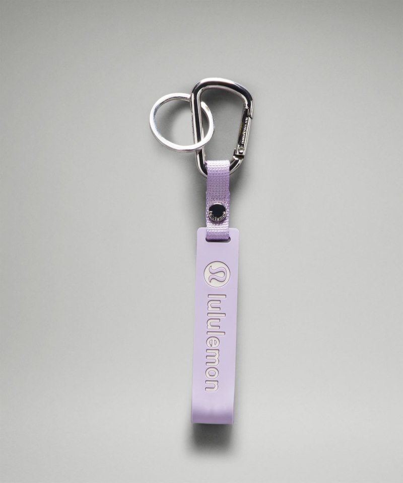 Lululemon Silicone Keychain Lilac Ether / White Opal Online Outlet Sale
