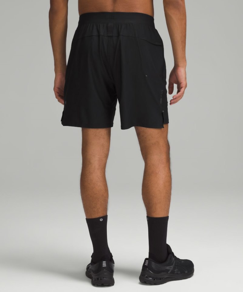 Lululemon License to Train Linerless Short 7" *Pique Black Online Outlet Sale