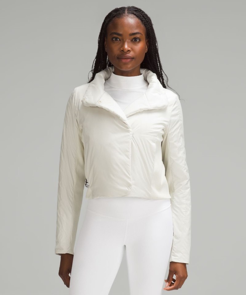Lululemon Sleek City Jacket Bone Online Outlet Sale