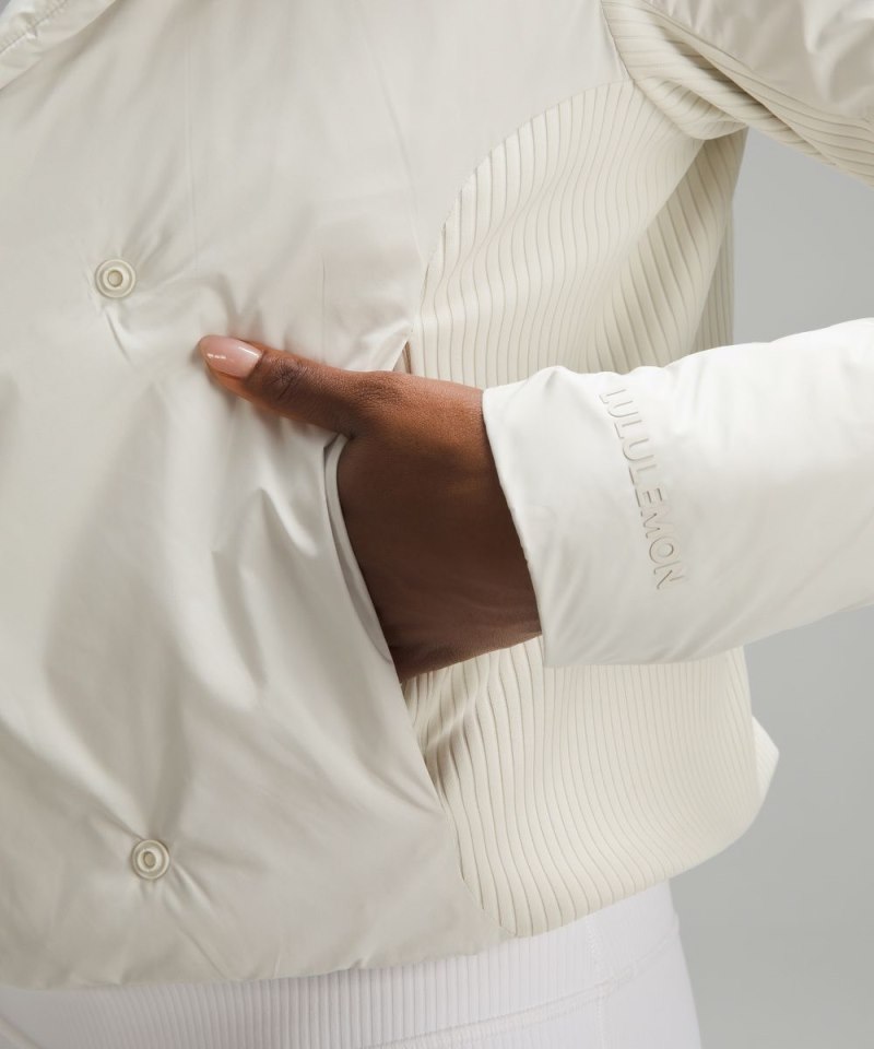 Lululemon Sleek City Jacket Bone Online Outlet Sale