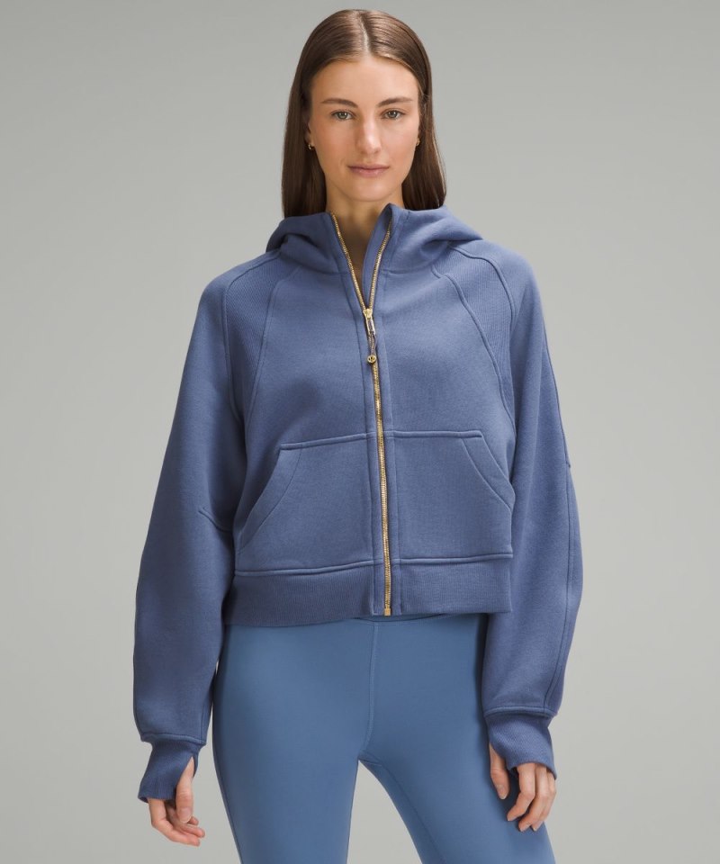Lululemon Scuba Oversized Full-Zip Hoodie Shade / Gold Online Outlet Sale