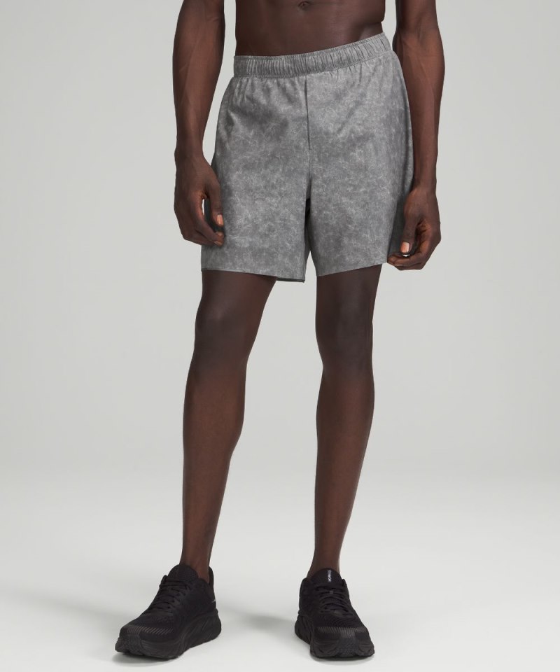 Lululemon Surge Lined Short 6" Gravel Dust Asphalt Grey Multi Online Outlet Sale