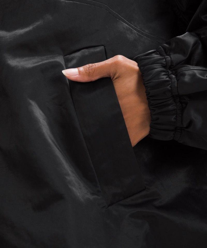 Lululemon Lightweight Oversized Coaches Jacket Black Online Outlet Sale