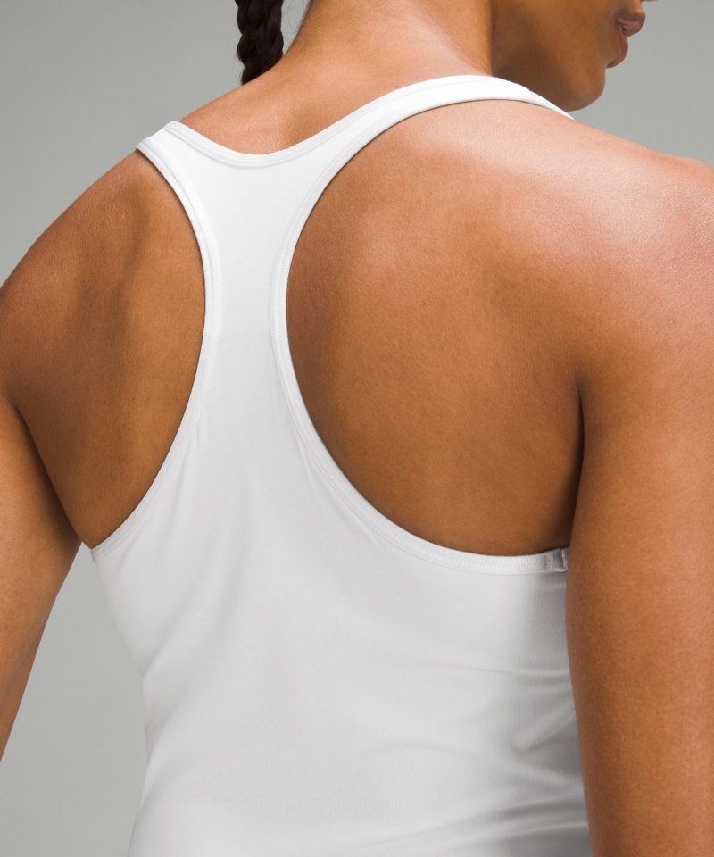 Lululemon Scoop-Neck Pleated Linerless Tennis Dress White Online Outlet Sale