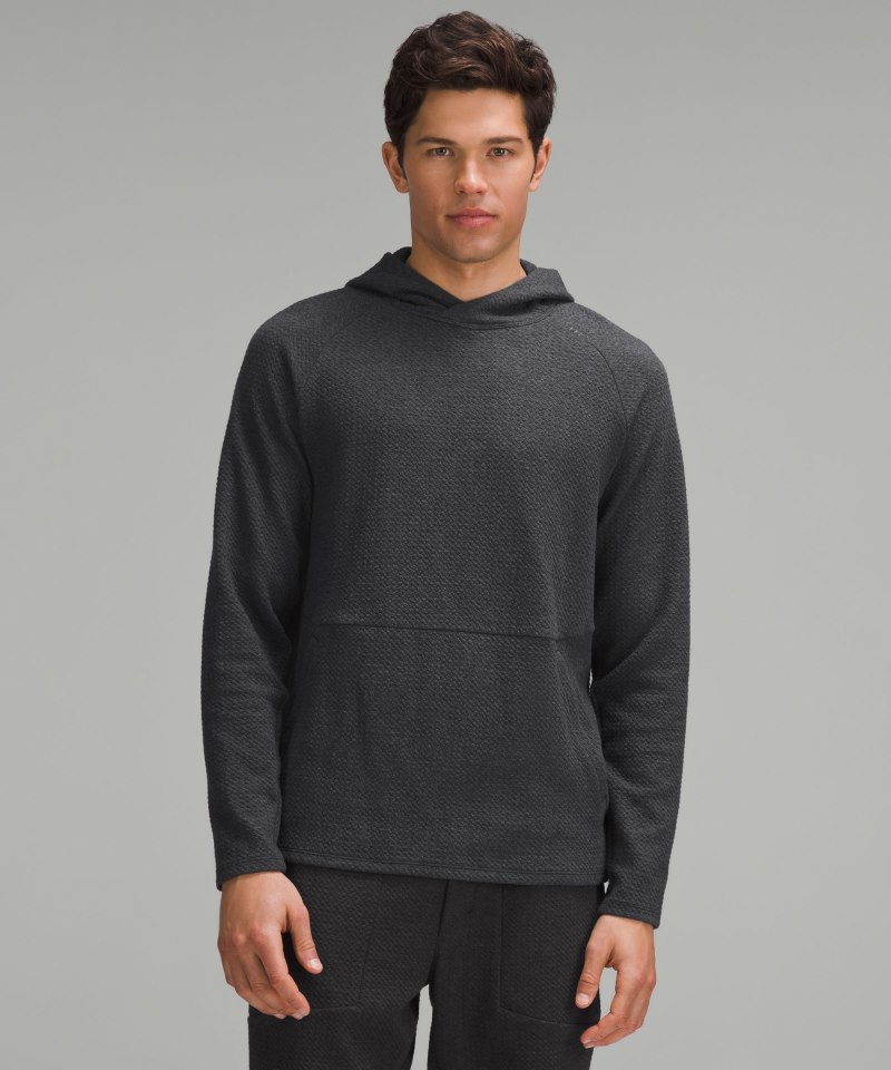 Lululemon At Ease Hoodie Heathered Black / Black Online Outlet Sale