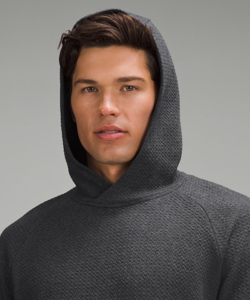 Lululemon At Ease Hoodie Heathered Black / Black Online Outlet Sale