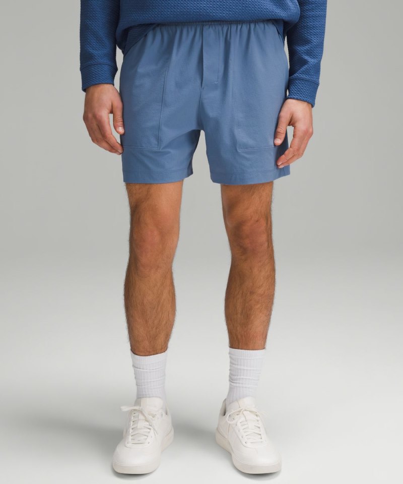 Lululemon Bowline Short 5" *Stretch Ripstop Oasis Blue Online Outlet Sale