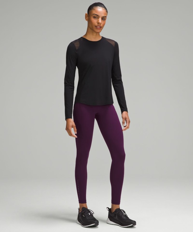 Lululemon Sculpt Long-Sleeve Shirt Black Online Outlet Sale