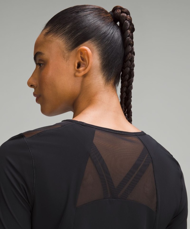 Lululemon Sculpt Long-Sleeve Shirt Black Online Outlet Sale