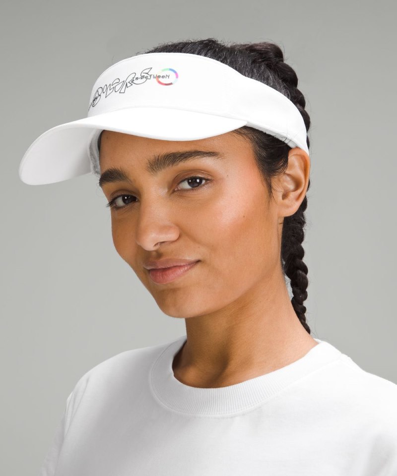 Lululemon Removable Sweatband All-Sport Visor *Pride White Online Outlet Sale