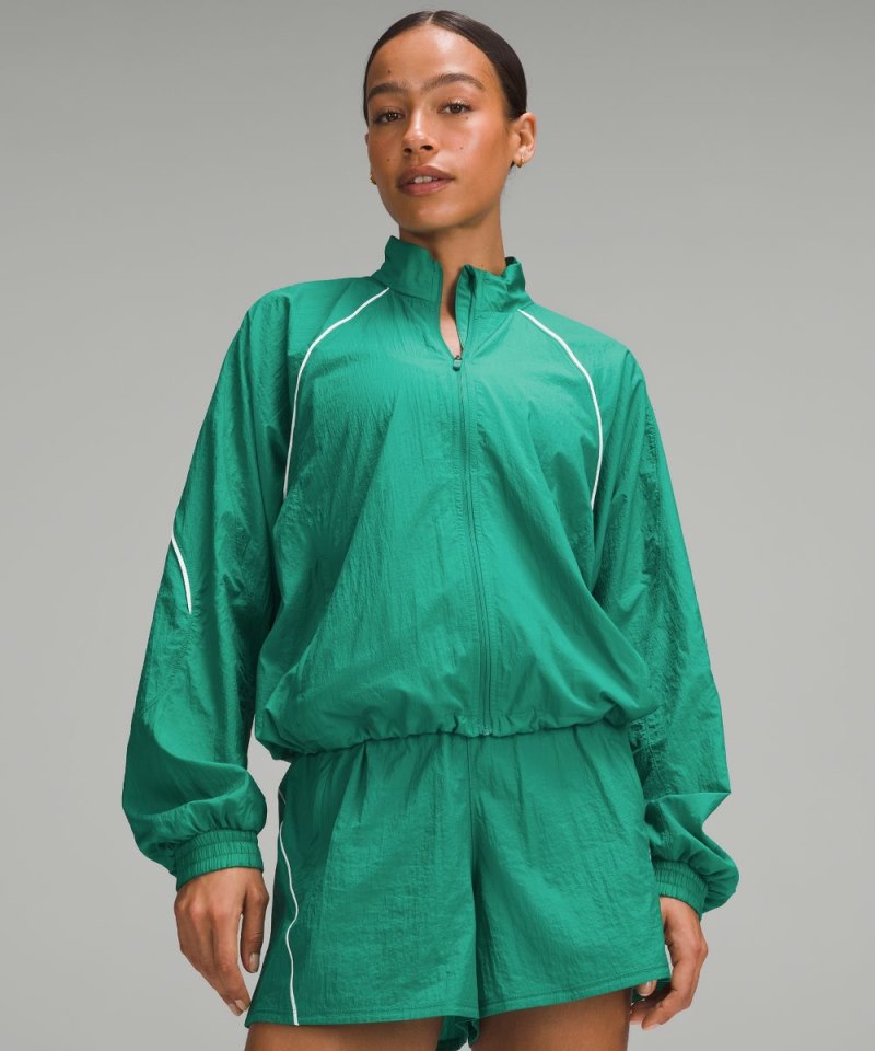 Lululemon License to Train Lightweight Jacket Cascadia Green Online Outlet Sale