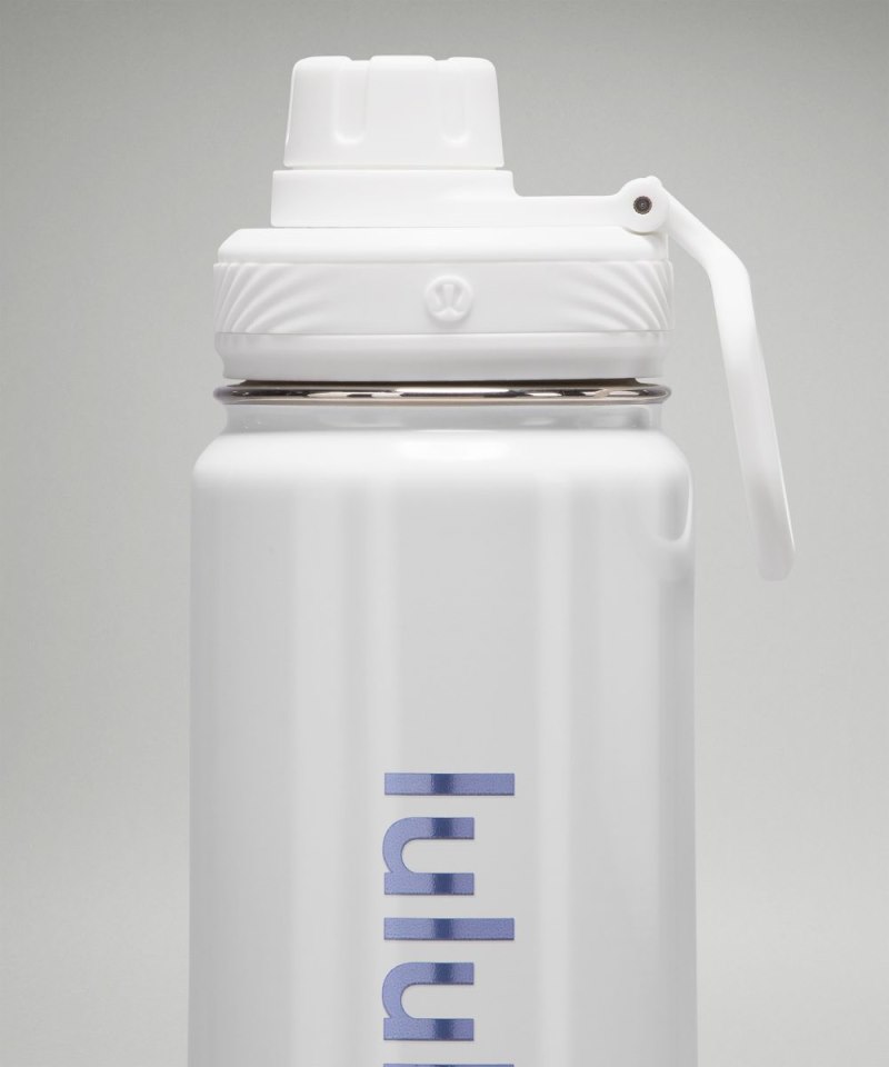 Lululemon Back to Life Sport Bottle 24oz *Shine White Online Outlet Sale