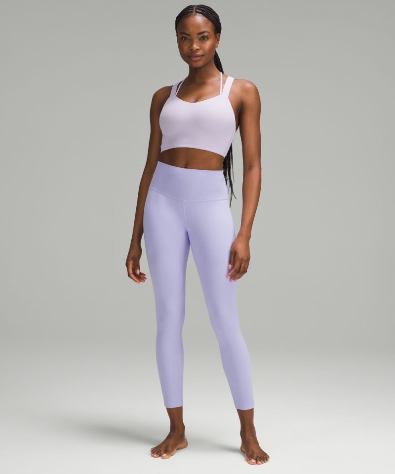 Lululemon Like a Cloud Longline Bra *Light Support, D / DD Cup Lilac Ether Online Outlet Sale