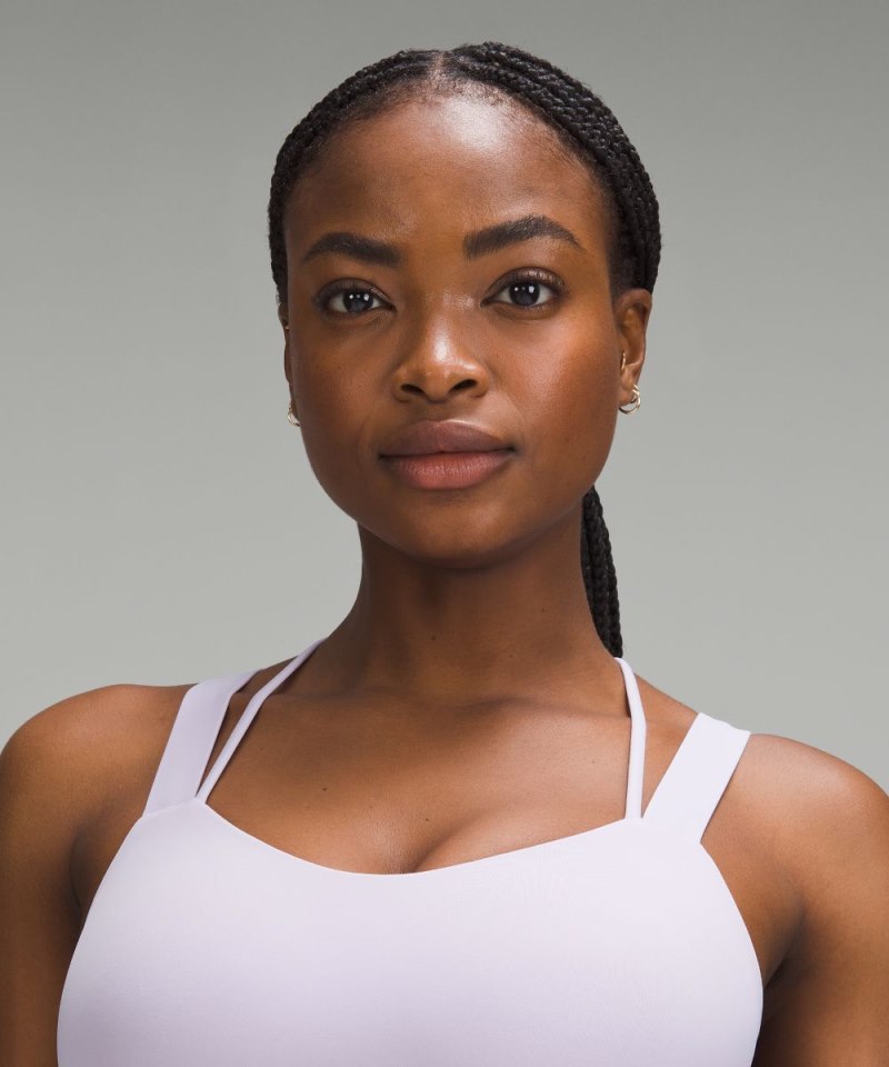 Lululemon Like a Cloud Longline Bra *Light Support, D / DD Cup Lilac Ether Online Outlet Sale