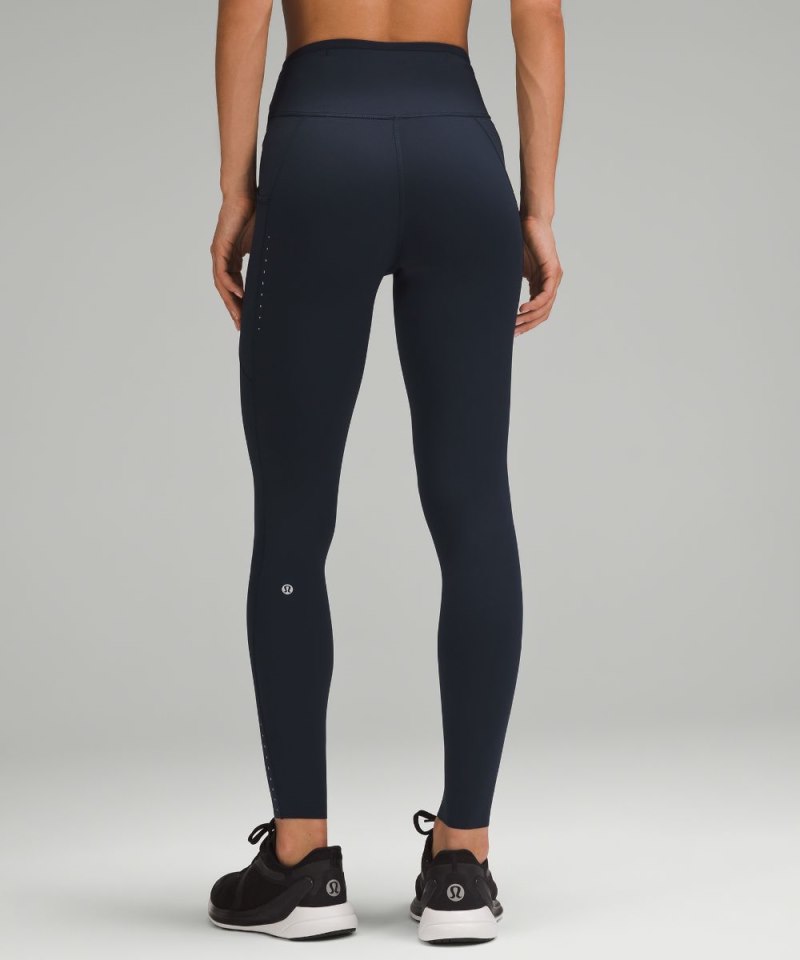 Lululemon Fast and Free High-Rise Tight 28” Pockets *Updated True Navy Online Outlet Sale