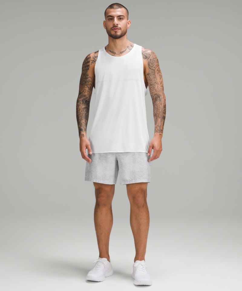 Lululemon Pace Breaker Lined Short 7" Infuse Texture Alpine White Multi Online Outlet Sale