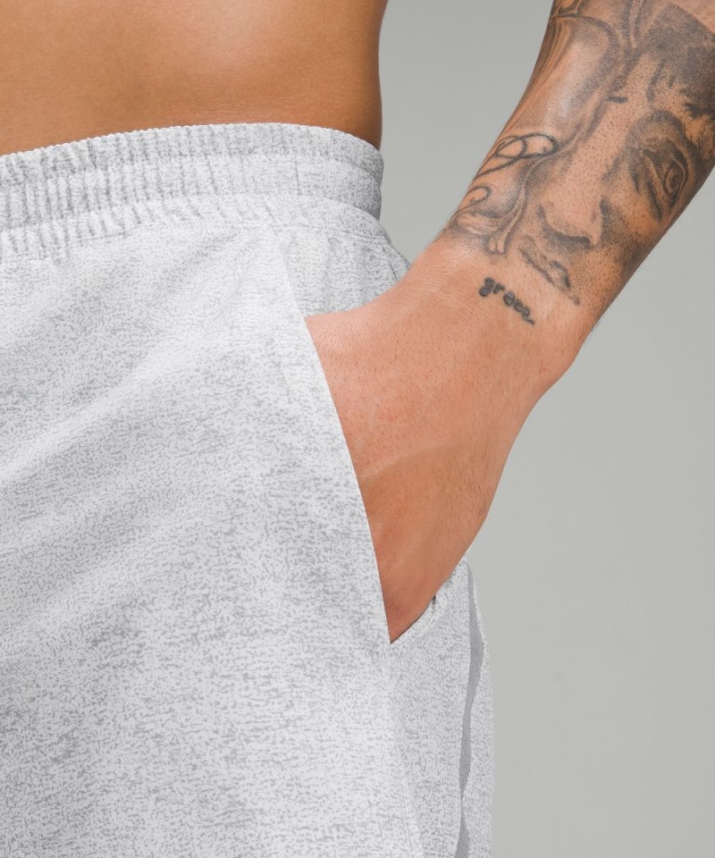Lululemon Pace Breaker Lined Short 7" Infuse Texture Alpine White Multi Online Outlet Sale