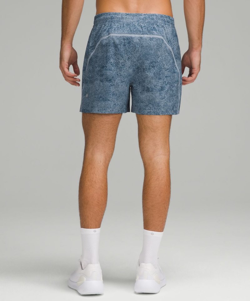 Lululemon Pace Breaker Linerless Short 5" Infuse Texture Chambray Multi Online Outlet Sale