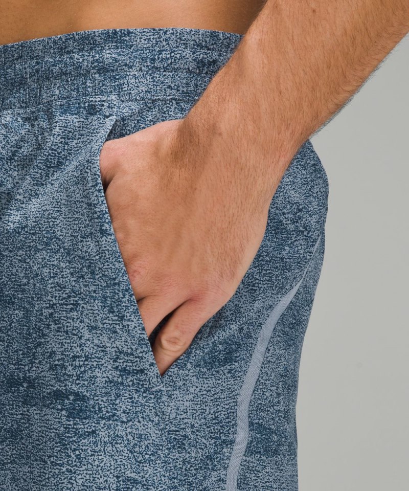 Lululemon Pace Breaker Linerless Short 5" Infuse Texture Chambray Multi Online Outlet Sale