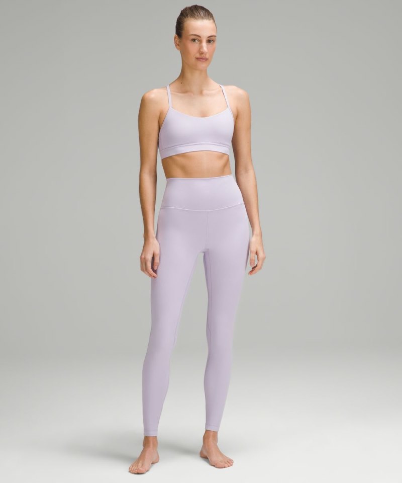 Lululemon Flow Y Bra Nulu *Light Support, A–C Cups Lilac Ether Online Outlet Sale