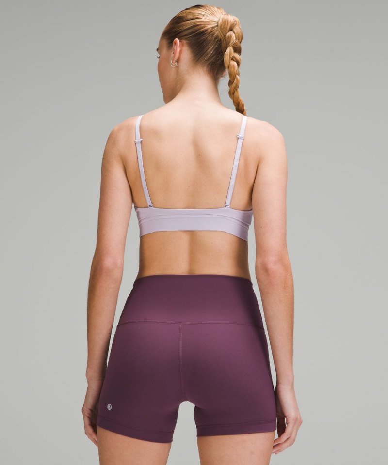 Lululemon License to Train Triangle Bra *Light Support, A / B Cup Lilac Ether Online Outlet Sale
