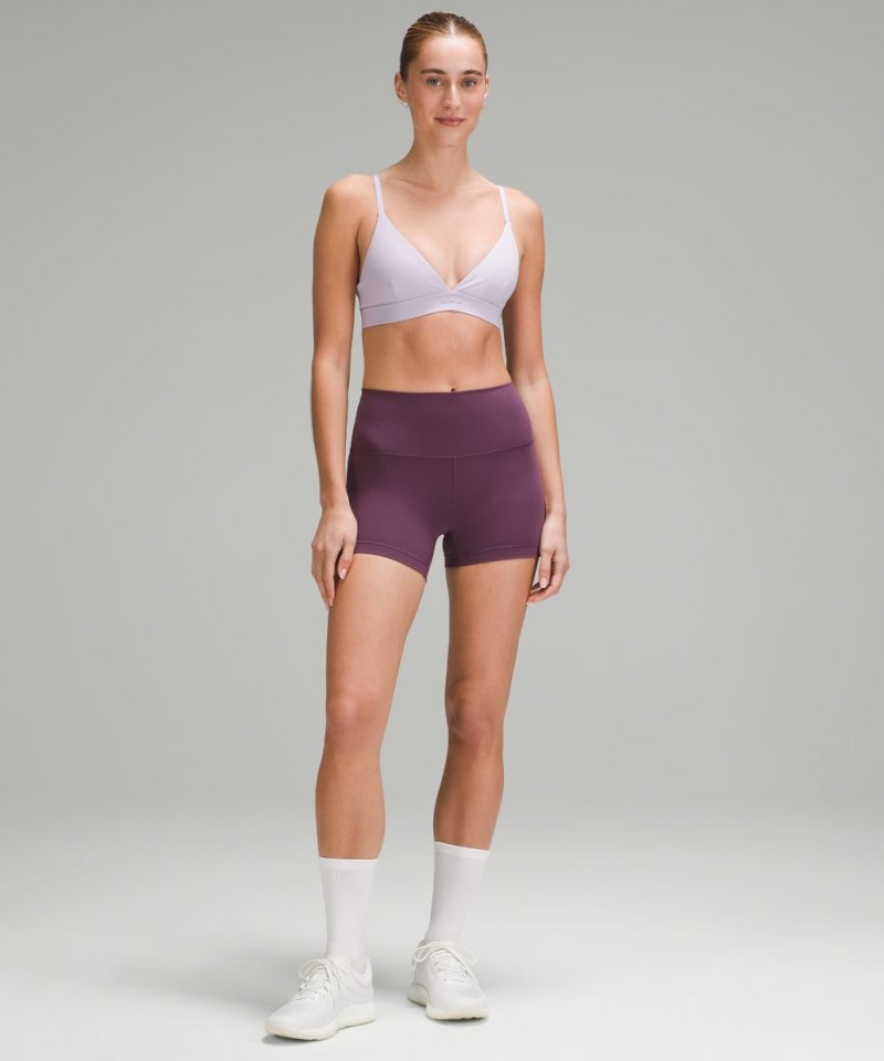 Lululemon License to Train Triangle Bra *Light Support, A / B Cup Lilac Ether Online Outlet Sale
